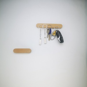 Porte-clés <span class=keywords><strong>mural</strong></span> en bois <span class=keywords><strong>original</strong></span>, aimant, organisateur de rangement, porte-clés, crochet, support, décoration - Product Image 5