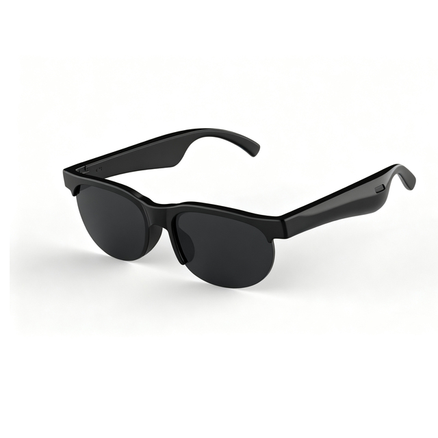 Smart Glasses with Earphone High-definition Anti-Sunlight Lenses & Intelligent Voice Assistant Wake-up Function Wireless Glasses