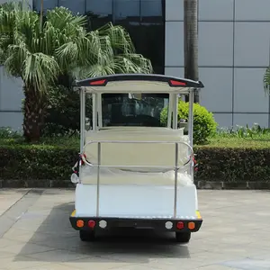 17 Passenger Sightseeing Car Golf Buggy Carts Tourist Electric Shuttle Bus