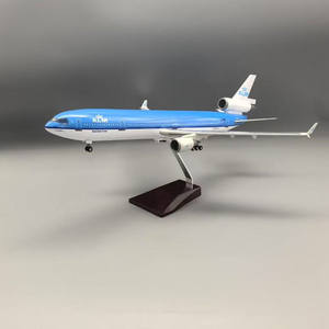 Cadeaux de Noël chauds et artisanat Échelle rechargeable 1:130 47cm Avion MD-11 <span class=keywords><strong>KLM</strong></span> à grande échelle à vendre - Product Image 3