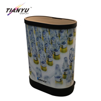 Fabricant Impression personnalisée du logo Support de bannière horizontal Pop up to Frame pour l'extérieur et l'intérieur avec porte-revues pliable