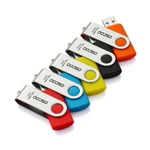 Swivel USB Fash Drive Memory Stick 8GB 16GB 32GB Pendrive Flash Memory USB Key For Promotional Gifts Free Printing