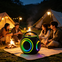 Haut-parleur Bluetooth 5.3 DSP pour l'extérieur, haut-parleur de basses 105 mm + 31 mm 90 W, étanche IPX6, 9000 mAh, longue durée de lecture, audio portable