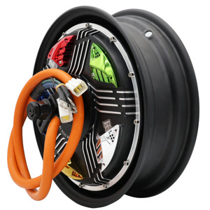 Motor de Buje para Motocicleta DKYS V4 72V, 12 Pulgadas, 50H6000W, 1100 RPM, Sin Escobillas, para Scooter Eléctrico - Product Image 2