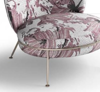 Nouveau design de chaises de salle à manger de luxe traditionnelles et modernes chaises en tissu à motif de fleurs pour table à manger table basse parfaite