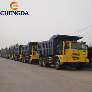 Camión de minería todoterreno de 70-100 toneladas de servicio pesado HOWO de China con calefacción de caja de carga - Product Image 2