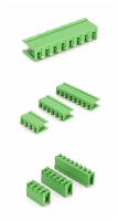 Blocs de bornes enfichables DERKS YE020-508 pour circuits imprimés, connecteurs verts