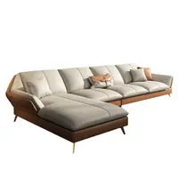 AJJ DX-353 Nordic Light lusso soggiorno combinazione completa moderno semplice minimalista Tech panno usa e getta divano