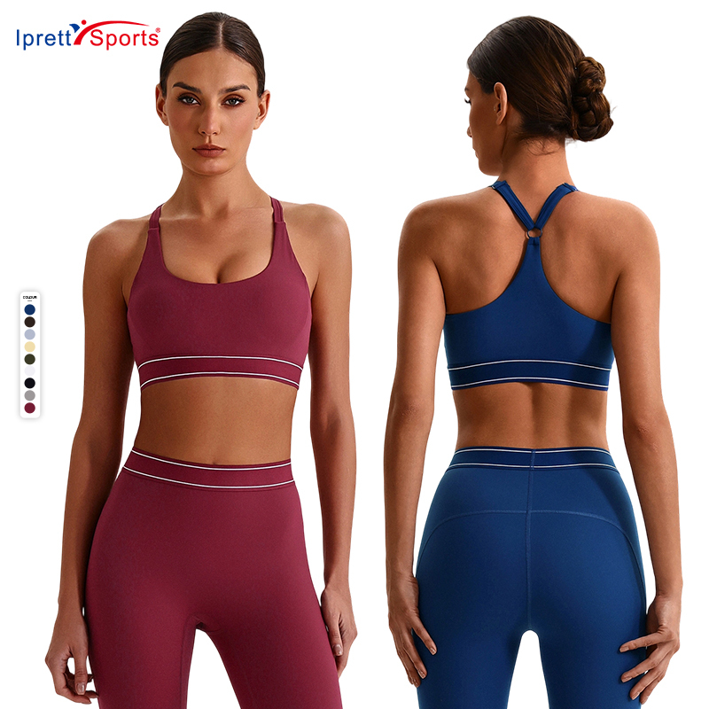 High Stretchy Women Sports Bra Shockproof Running Fitness Yoga Bra for Pilates Workout Gym Tank Tops