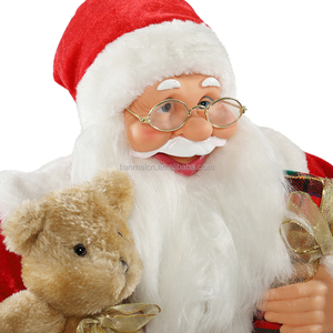 Trem natalina de 60/90cm, papai noel com iluminação, decoração, festival, estatueta de férias, coleção, tradicional, natal