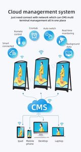 Sunlight Reflection 32 Inch Waterproof Ip65 Portable A-board Advertising Indoor Digital Signage Display Tp Outdoor Advertising - Product Image 6