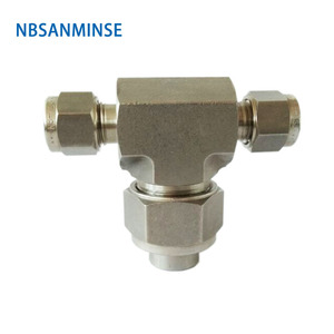 NBSANMINSE ข้อต่อสแตนเลสแบบอัดแรงดัน 316 สำหรับท่อแก๊สแรงดันสูง พร้อมตัวกรองทางเดียว สำหรับใช้ในห้องปฏิบัติการ - Product Image 1