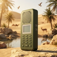 Sifflets d'appel pour la chasse, leurres sonores multi-MP3 pour oiseaux/cailles/canards, 150 sons d'oiseaux différents, haut-parleur intégré 50W, batterie rechargeable 2000mAh
