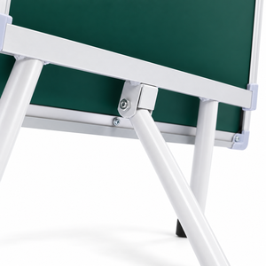 <span class=keywords><strong>Tableau</strong></span> noir vert réglable sur trépied avec grille d'entraînement, cadre en aluminium et support stable - Product Image 6