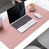 Tapis de souris de jeu personnalisé avec logo, écologique, imperméable, avec repose-poignet, antidérapant, résistant aux rayures, en similicuir pour ordinateur de bureau