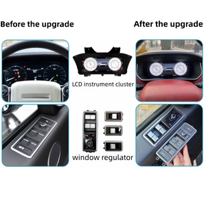 Kit de mise à niveau intérieur de haute qualité pour Land Range 2014-2017 |   Conversion du style ancien en style moderne avec éclairage d'ambiance - Product Image 3