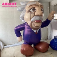 Grand-père gonflable personnalisé, mascotte de personnage de dessin animé gonflable utilisée pour la publicité