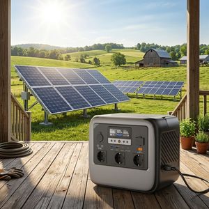 Estación de Energía Portátil Todo en Uno de 1200W, Generador Solar de Onda Sinusoidal Pura, LED Integrado, Múltiples Salidas, Emergencia - Product Image 6