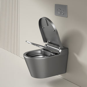 Siège de toilette intelligent moderne suspendu au mur <span class=keywords><strong>gris</strong></span> - Product Image 2