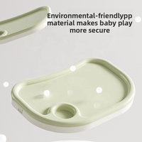 Chaise haute portable en plastique Jingqi pour bébé avec fonctions de sécurité pour usage domestique, chaise d'apprentissage et de repas multifonctionnelle réglable