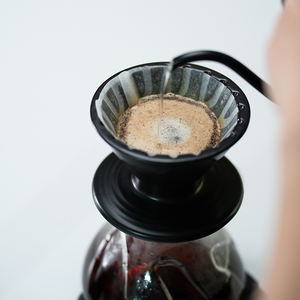 Carafe à café en verre céramique arc-en-ciel irisé au design unique, ensemble de verseuse à café manuelle, cafetière moderne de luxe de 450 ml - Product Image 6