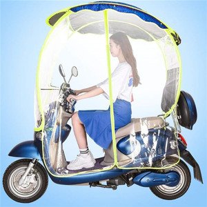 Full Body Sun Shade <strong>Rain</strong> Folding Waterproof Motorbike Umbrella <strong>Rain</strong> <strong>Cover</strong> for Bicycle <strong>Motorcycle</strong> Electric - Product Image 2
