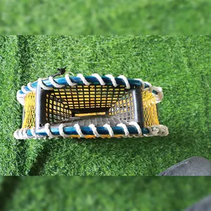 Fishing Cast Nets China Fish Crab Trap Network Cages Shrimp Nylon Netting Automatic Fishing Cage Foldable Trap Cast Net