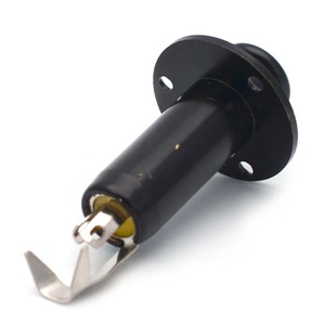 2 buah soket steker Jack gitar listrik akustik kuningan Input 6.35 EQ Hitam Perak Emas 3 warna bagian gitar - Product Image 3