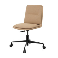 [En stock] Chaise d'ordinateur, chaise de bureau à domicile, chaise d'étude confortable, pivotante et réglable, chaise de conférence légère et luxueuse, chaise souple