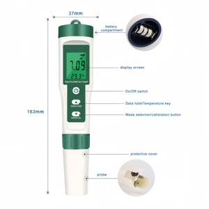 Misuratore di Conducibilità Online, Modulo Sensore <span class=keywords><strong>pH</strong></span>, Misuratore Digitale Intelligente per <span class=keywords><strong>pH</strong></span> del Suolo e EC, Misuratore Digitale TDS per Acqua e Caffè - Product Image 3