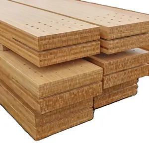 Miglior prezzo a buon mercato legno di bambù solido fascio di legname bordo per la costruzione CNC laser