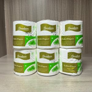 Penjualan Langsung Pabrik Kertas Tisu Restoran Pulp Kayu Murni Toilettenpapier Kertas Tisu 3 Lapis Gulungan Kertas Tisu Toilet - Product Image 4