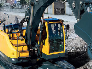 Excavadora de cadenas coreana de 23.8 toneladas Hx230L con capacidad de cazo de 1.2m³ y motor Cummins de alta eficiencia - Product Image 3