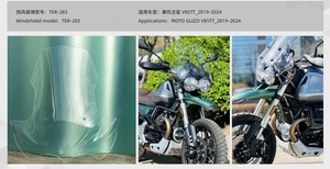 Parabrisas Universal para Motocicleta <span class=keywords><strong>MOTO</strong></span> GUZZI V100 MANDELLO_2023-2025 V85TT 19-24 <span class=keywords><strong>MORINI</strong></span> X-CAPE 21-25 QJSRT 550/700 - Product Image 3
