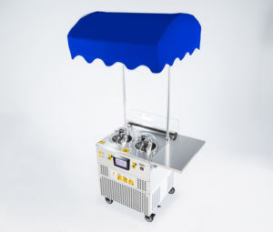 Chariot à glaces artisanales pour l'extérieur, certifié NSF CE, machine à glaces Miles Gelato, distributeur automatique de glaces - Product Image 3