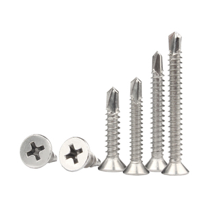 Fabrication de <span class=keywords><strong>fixations</strong></span> en chine, vis à tête plate en acier inoxydable, auto-perçante, vis de queue de forage - Product Image 5