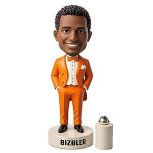 Personalizzabile in resina Bobble Head nuovo modello di figura dello sposo <span class=keywords><strong>immagine</strong></span> realistica fatta a mano per la decorazione della casa artigianato uso souvenir - Product Image 1