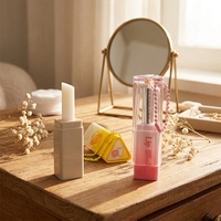 Tubes de rouge à lèvres rechargeables OEM/ODM, porte-clés, conteneurs vides en plastique pour rouge à lèvres 2,8g, tubes cosmétiques vides en gros, baume à lèvres