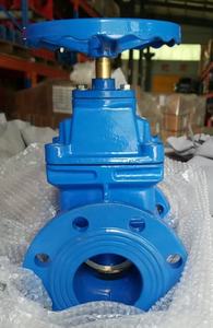 Katup Gerbang Roda Gigi Bevel Spur Besi Duktil GGG50 Manual Resilient Seated Ukuran Besar Veyron PN10 PN16 DN600 DN700 - Product Image 2