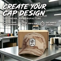Casquette Trucker à Visière Plate Camouflage Personnalisée, Casquette de Baseball en Maille Snapback avec Logo Patch 3D en Silicone, Vente en Gros OEM Gorras