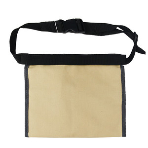 Canvas <b>Tool</b> Waist Bag 12 Oz Adjustable Strap Khaki Black 5-9 Pockets For Plumber Outdoor Use - Product Image 3