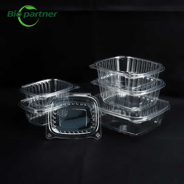 Ecofriendly PET Plastic Food Containers - Customizable
