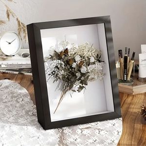 Bán Buôn Đen Tùy Chỉnh Bóng Hộp 3D Sâu Hình Ảnh Hình Ảnh Vuông Món Quà Giáng Sinh Bóng Hộp Khung - Product Image 3