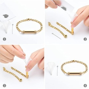 Bracelet urne en acier inoxydable pour cendres, bijou commémoratif, souvenir personnalisé, cadeau avec logo sur mesure - Product Image 6