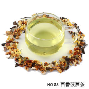 Kostenlose Probe Passions frucht Ananas Tee gemischt Früchte tee Private Label loser Tee zum Abnehmen - Product Image 4