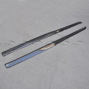 Extensiones de faldones laterales de carbono para Mercedes Benz W205 4 puertas C43 C63 - Product Image 4