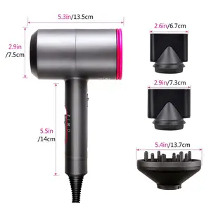 Hair Dryer With Diffuser Top Seller Professional Negative Ionic Hair Dryer Negative Ion UV Blow Dryer With Diffuser