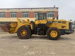 Vente en gros de chargeuse sur pneus Komatsu WA500 d'occasion 99% pneus arrière restants Composants de base d'excellente qualité - Product Image 6