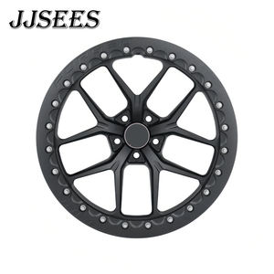 Rines JJSEES de Bronce Forjado Personalizados con Beadlock, Cóncavos Profundos, 17 18 19 20 22 24 Pulgadas, 5x114.3 5x120 5x112 Pcd para Camaro Corvette <span class=keywords><strong>C5</strong></span> C6 - Product Image 3