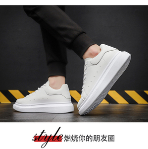 2025 chaussures de conseil de mode pour hommes et femmes de luxe petites chaussures épaisses blanches avec semelles épaisses augmenter paresseux Zapatos Hombre - Product Image 4